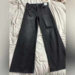 Black Wide Leg Jeans